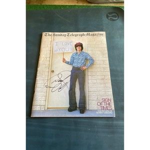 Vintage Donny Osmond signed The Sunday Telegraph magazine